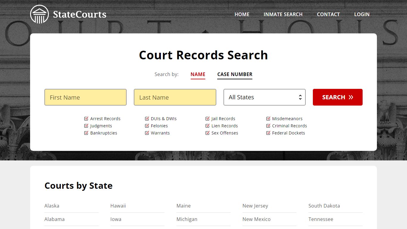 State Courts information